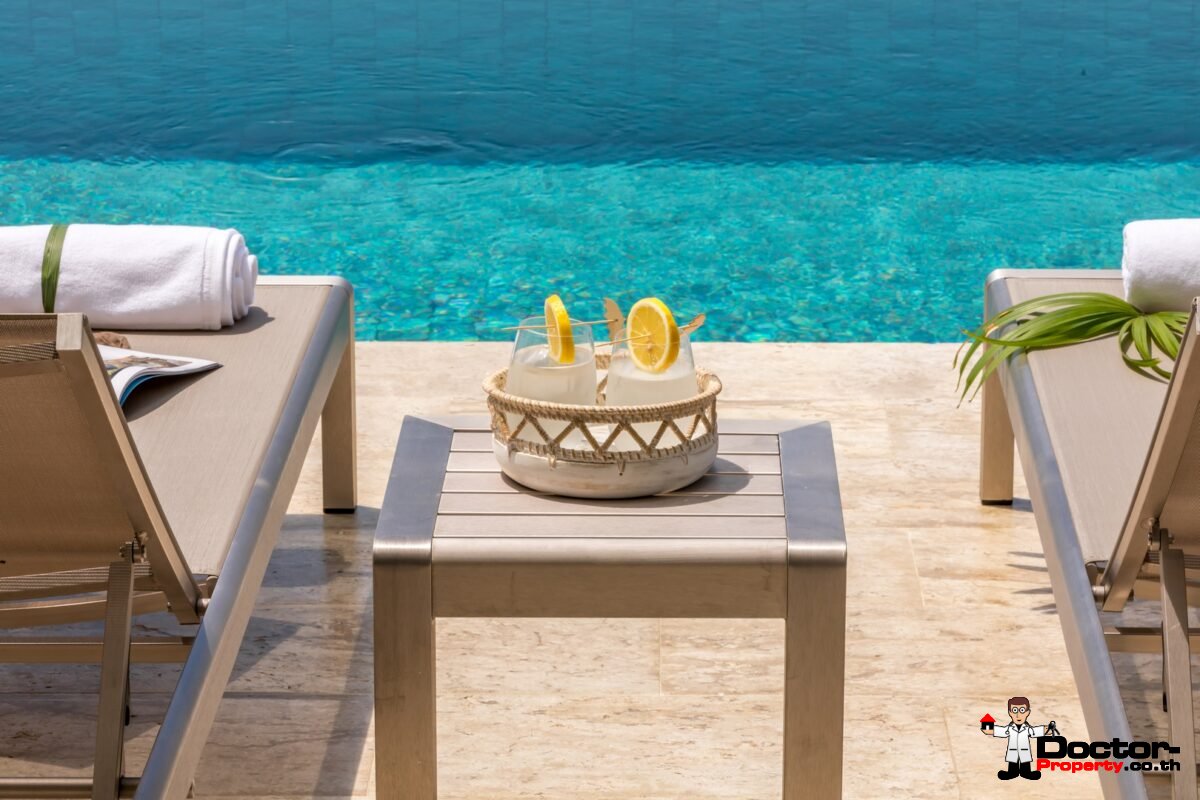 New 4 Bedroom Villa with Sea View in Bo Phut Hills, Koh Samui - For Sale